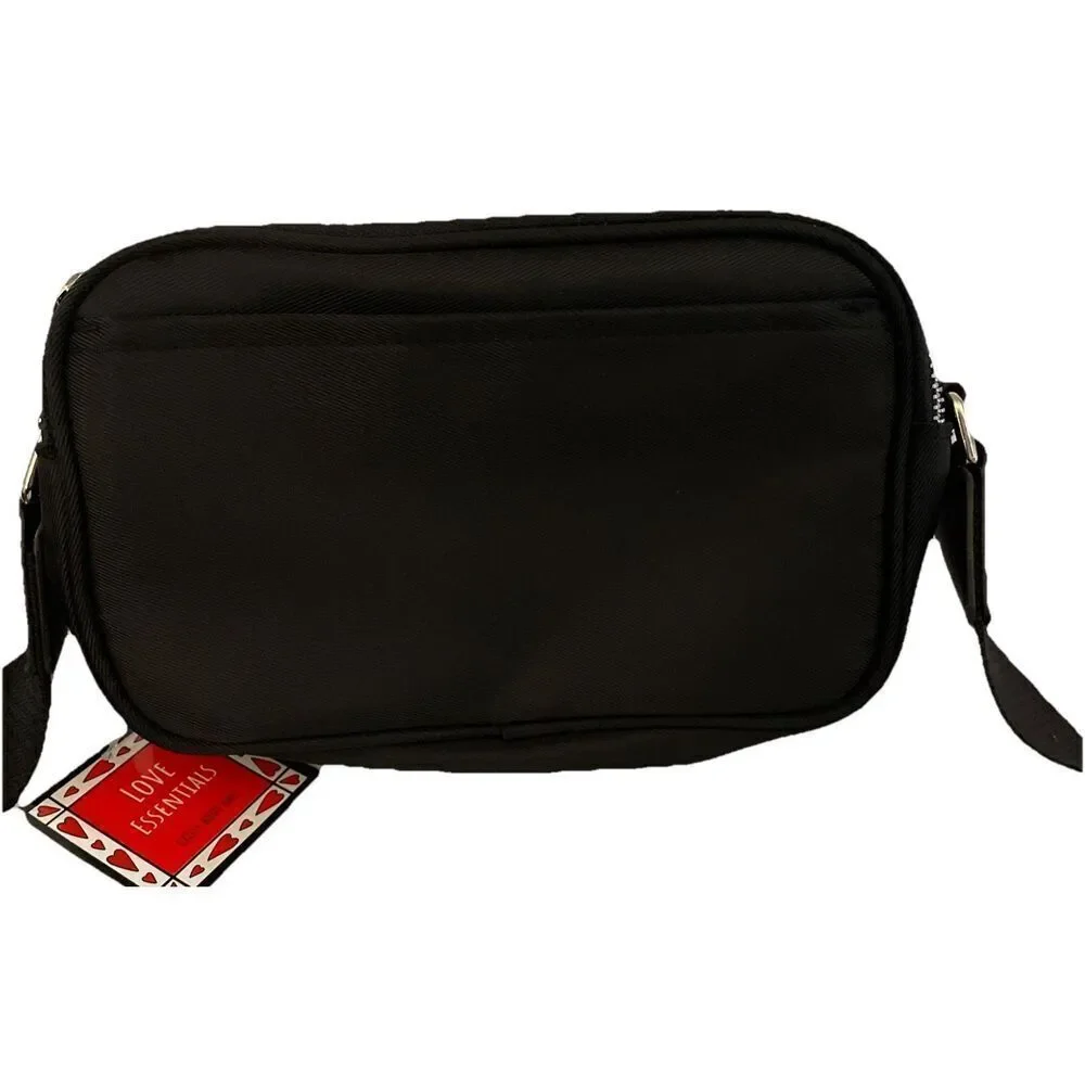 BRIGHTON Love Essentials Cross Body Bag Zip Purse Pouch Hearts NEW WITH TAGS